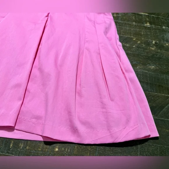 NWT ZARA Bloggers Favorite Pink Pleated Mini Dress Sz XL - Picture 11 of 16